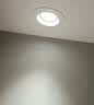 欧普照明（OPPLE）LED深度防眩光射灯6w 暗装吊顶嵌入式过道射灯 中性光4000K 开孔65~80mm 实拍图