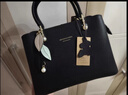 稻草人包包女包2025新款时尚牛皮手提包百搭大容量斜挎包生日礼物送老婆 璀璨黑-基础款 实拍图