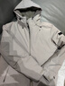 安踏（ANTA）商务羽绒服丨防泼水三层聚暖连帽保暖男士内绗不臃肿羽绒外套 橡卡其-1 L (男175) 实拍图