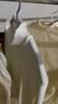 真维斯（JEANSWEST）德绒打底衫女装秋冬季长袖t恤上衣服加绒保暖加厚内搭半高领秋衣 米色 纯色 S 实拍图