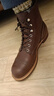 红翼（Red Wing）短筒靴皮靴复古工装靴棕色秋冬男靴8111固特异伞兵靴机车靴25新款 棕色8111-AMBER 41.5 实拍图