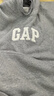GAP女装秋季款经典logo碳素磨毛抓绒休闲连帽衫卫衣634443 实拍图