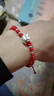 S999足银福袋编织红绳手链女2026本命新年礼物送女友宝宝儿童小孩 平安福袋 红绳手链 成人男款【可调节】 实拍图