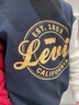 Levi's李维斯儿童装男童加绒卫衣秋冬款洋气拜年服长袖上衣宽松潮衣服 【冬季加绒】大丽花红 120 /60 【建议身高110-116cm】 实拍图