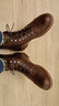 红翼（Red Wing）短筒靴皮靴复古工装靴棕色秋冬男靴8111固特异伞兵靴机车靴25新款 棕色8111-AMBER 41.5 实拍图