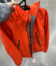 迪卡侬硬壳冲锋衣男女户外休闲登山徒步防风防水夹克风衣MH500外套 男-丹霞橙 M 实拍图