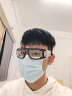 POLISI篮球眼镜男女运动护目镜篮球足球近视眼镜运动护具装备防雾抗冲击 灰色 配1.56非球面镜片（配0-400度） 实拍图