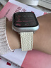 炫戴适用苹果S11手表S10表带s9真皮apple iWatchs8/7/6/5荔枝纹磁吸se3秋冬商务ultra3高级42/46mm女款 磁吸扣皮带-米白 适用：44/45/49/46mm表盘 实拍图