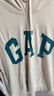 Gap男女装春秋LOGO美式复古连帽法式圈织软卫衣892186 米黄色 175/96A(L)亚洲尺码 实拍图