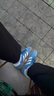 adidas「T头鞋」STADT经典时尚薄底运动板鞋男女阿迪达斯三叶草   蓝色/乳白色/纸板黄 (推荐女生买小半码)   42.5 实拍图
