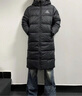 准者长款羽绒服男女情侣款春季新品鸭绒保暖防风加厚运动连帽外套 纯正黑 2XL (185) 实拍图