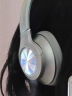 勒姆森（LASMEX）HB-80头戴式耳机无线蓝牙连接包耳HiFi音乐耳机主动降噪高颜值穿搭数码运动耳机游戏模式一机双联 银灰色 实拍图