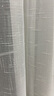 灵水绣简约风棉麻质感条纹窗帘窗纱客厅阳台白纱隔断纱帘成品加高定制 十字麻纱 定制挂钩式1米(联系客服) 实拍图
