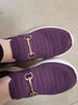 足力健老人鞋秋季女鞋套脚妈妈鞋艾草健康健步散步鞋休闲鞋 1614L绛紫37 实拍图