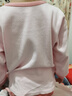 红豆儿童纯棉内衣套装男女童秋衣秋裤秋冬保暖低领棉毛衫M1170裸粉120 实拍图