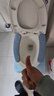Creative art马桶垫坐垫冬季保暖加厚2对装通用马桶圈坐便套圈垫家用法兰绒 实拍图