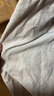 无印良品（MUJI）女式 木棉混 灯芯绒 A字裙 中长款半身裙子女款 美拉德 BE11CC3A 象牙色 XL 165/74A 实拍图
