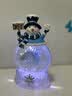 五月家生日女生日旋转雪花雪人梦幻水晶球音乐摆件送女生生日礼物盒 实拍图