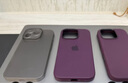 W&P适用苹果15手机壳iPhone15液态硅胶保护套亲肤全包防摔耐磨男女款黑灰色wp 实拍图
