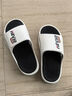 安尚芬防臭凉拖鞋男士夏季潮流户外穿厚底防滑耐磨EVA软底大码拖鞋男款 白色 39-40 标准码 实拍图