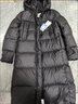 森马（Semir）90%鸭绒羽绒服女长款宽松显瘦冬季轻暖连帽外套防水109723113001 实拍图