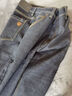 真维斯（JEANSWEST）牛仔裤男士加绒直筒宽松男裤冬季长裤弹力休闲裤子黑色加绒32 实拍图