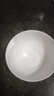 瓷侠客北欧简约陶瓷饭碗家用纯白吃米饭碗骨瓷大号面碗可微波纯色小汤碗 5英寸大米饭碗【1个】 实拍图