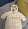 巴拉巴拉童装儿童羽绒服男童外套女童宝宝年冬装大绒被亲子装时尚长款加厚 香草白A版-白鸭绒-清洁度1000 160 实拍图