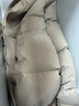 京东京造羽绒服25秋冬新款立领加绒加厚面包服短款羽绒外套 卡其色 XL 实拍图