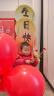 康博男童红色羽绒服儿童中长款2024冬季男宝宝中小童过年服童装外套 红色 90 实拍图