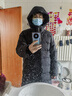 京东京造【聚热羽绒plus+】男士羽绒服外套冬季防钻绒中长款黑色XL 实拍图