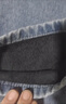顶峰保罗（Dingfengbaoluo）美式牛仔裤男生冬季加绒直筒裤子宽松休闲阔腿长裤DFK24黑灰L 实拍图