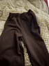 班尼路（Baleno）灯芯绒直筒裤女2025秋冬季新款加绒加厚保暖窄版高腰阔腿休闲长裤 实拍图