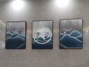 恋之屋 客厅装饰画沙发背景墙画现代简约三联画客厅画客厅挂画大气轻奢 A款 50*70/平面晶瓷/ 黑框 实拍图