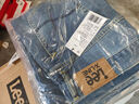 Lee【张凌赫代言】726舒适直筒丹宁复古水洗蓝色男牛仔裤休闲潮流 中浅蓝 29 （110-120斤可选） 实拍图
