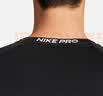 耐克男子轻薄紧身训练短袖上衣速干健身NIKE PRO DRI-FIT FB7933 010黑/白 XL 实拍图
