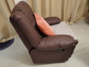 秉绪头等太空沙发单人沙发舱电动功能躺按摩懒人沙发可睡觉电竞沙发椅 咖啡猫抓皮 手动坐躺+转摇 实拍图