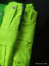智汇反光雨衣交通雨衣雨裤套装电动车外卖防暴雨防汛环卫分体式冬季加厚棉雨衣 荧光绿【加厚款300DPU】 XL号（适合身高170-175cm） 实拍图