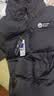 熊猫泡泡户外羽绒服女短款700蓬保暖鸭绒面包服男防泼水抗寒加厚外套 [1.0]85绒,幻影黑,男女同款,女拍小一码 S 实拍图