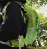 鹰图（OUTDOOR INOXTO） 自行车骑行包透气轻便户外越野野营双肩包徒步登山包水袋背包20L 草绿色+防雨罩 实拍图