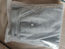 莱姆斯丁纯棉运动裤女加绒加厚春秋宽松显瘦束脚学生百搭休闲卫裤女长裤 灰色【加绒加厚】 L 100-115斤 实拍图