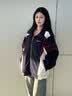 BJHG田嘉瑞同款不计后果美式复古夹克休闲外套男款2026秋新款潮牌上衣 暗红藏青 L 实拍图