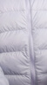雪中飞轻薄短款羽绒服女2025新款连帽户外休闲百搭时尚显瘦保暖秋冬外套 烟雾紫 2XL （128-138斤） 实拍图