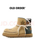 OLD ORDER【迪士尼胡迪联名】栗色厚底增高雪地靴女冬防滑中筒靴子 胡迪沙色 37 实拍图