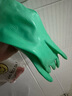 巧姨牛筋橡胶家务洗碗手套加厚耐用厨房刷碗清洁保洁商用手套天然乳胶 3双-绿色特厚 M中码 实拍图