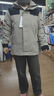 棉致森马集团冲锋衣男女三合一户外运动抓绒夹克外套男装 卡其色 3XL 实拍图