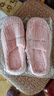 小熊兔子卡通棉拖鞋家用室内厚底棉拖鞋女保暖防滑毛毛拖鞋踩屎感 粉色兔子 38-39 （尺码偏小建议拍大一码） 实拍图