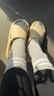 浪莎鲨鱼裤袜子女士中筒袜纯棉外穿长袜潮网红款ins 灰3白2 均码 实拍图