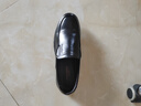 红蜻蜓男鞋秋冬款男士商务皮鞋一脚蹬休闲皮鞋牛皮爸爸鞋男鞋子WTA7742 黑色升级版_加绒_偏大1码 41 实拍图