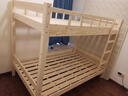 奈高（NAIGAO）双层床松木床简约宿舍床成人床组合实木上下铺公寓床原木色 实拍图